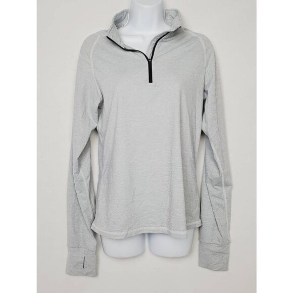 Zyia Active Gray Quarter Zip Pullover Large - Picture 7 of 10